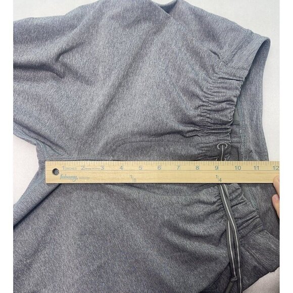 Lululemon Heathered Slate Gray Jet Crop Slim Pants Jogger Lounge Pants Women's 2 - Picture 4 of 6